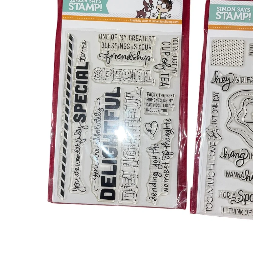 Simon Says Stamp Like your‎ Style Absolutely Delightful Clear Set Acrylic Stamps